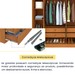 Guarda-Roupa Casal Veneza 6 Portas 4 Gavetas Cinamomo - Tcil Móveis
