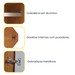 Guarda-Roupa Casal Veneza 6 Portas 4 Gavetas Cinamomo/Off White - Tcil Móveis