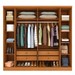 Guarda-Roupa Casal Veneza 6 Portas 4 Gavetas Cinamomo/Off White - Tcil Móveis