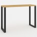 Aparador Industrial Berlim 100% Mdf Marrom/Preto - Pnr Móveis