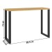 Aparador Industrial Berlim 100% Mdf Marrom/Preto - Pnr Móveis