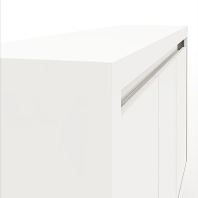 Aparador Arizona 3 Portas Branco - Pnr Móveis