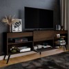 Rack para TV Até 55 Polegadas Roma 1 Porta 2 Prateleiras Cacau - Panorama Móveis