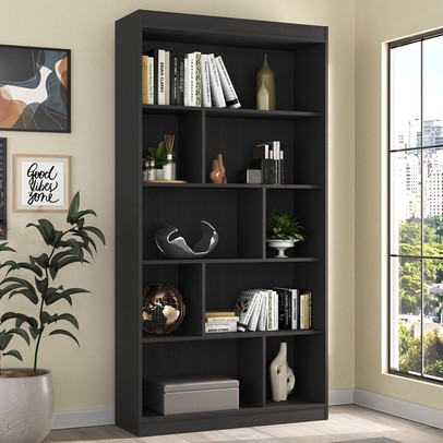 Estante para Livros 93 Cm Onix Tx Ho-2907 - Hecol Móveis