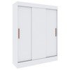 Guarda-Roupa Solteiro Marselha 3 Portas 2 Gavetas Branco - Doripel