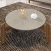 Mesa de Centro Lizz Off White/Cedro - Casa D
