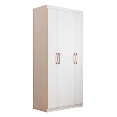 Armário para Escritório Barramas 4 Portas Branco - Pnr Móveis