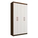 Armário para Escritório Barramas 4 Portas Off White - Pnr Móveis