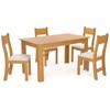 Mesa de Jantar 4 Lugares Mara Mel/Nude - Viero Móveis