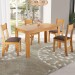 Mesa de Jantar 4 Lugares Mara Mel/Fume - Viero Móveis