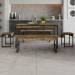 Mesa de Jantar 6 Lugares Carvalho Dark/Preto - Compace