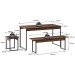 Mesa de Jantar 6 Lugares Nogal/Preto - Compace