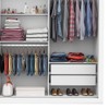Guarda-Roupa Casal com Espelho 3 Portas de Correr Isabela Master Branco - Carioca Móveis
