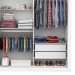 Guarda-Roupa Casal com Espelho 3 Portas de Correr Isabela Master Branco - Carioca Móveis