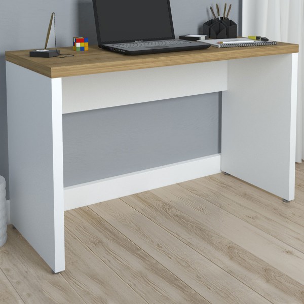 Escritório Completo 2 Portas Olmo/Branco - Artany Móveis