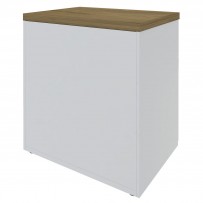 Escritório Completo 2 Portas Olmo/Branco - Artany Móveis