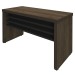 Mesa para Escritório com Apoio Charuto/Preto - Artany Móveis