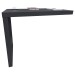 Mesa para Escritório com Apoio Charuto/Preto - Artany Móveis