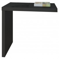 Escritório Completo 4 Gavetas Charuto/Preto - Artany Móveis