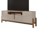 Rack para TV Até 60 Polegadas Lizz 4 Portas Off White/Cedro - Casa D