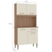 Cozinha Compacta Isabella 4 Portas 1 Gaveta Manchester/Champagne - Fellicci