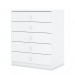 Cômoda Infantil Pique-Esconde 5 Gavetas Branco - Henn