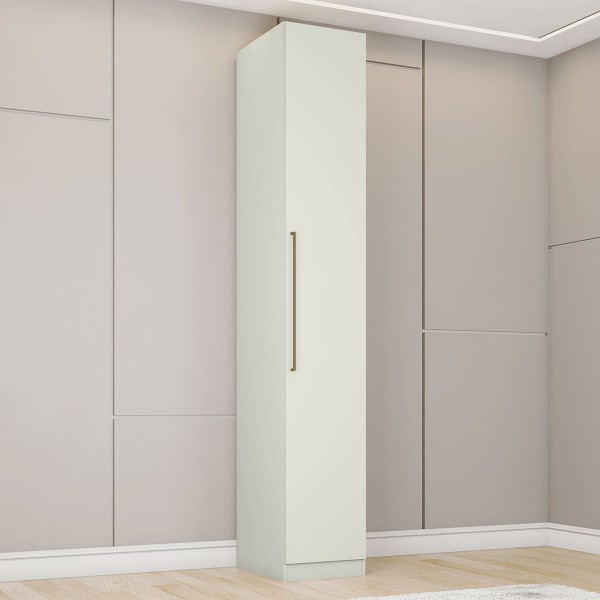 Guarda-Roupa Solteiro Modulado Predileto 1 Porta Areia Hp - Henn