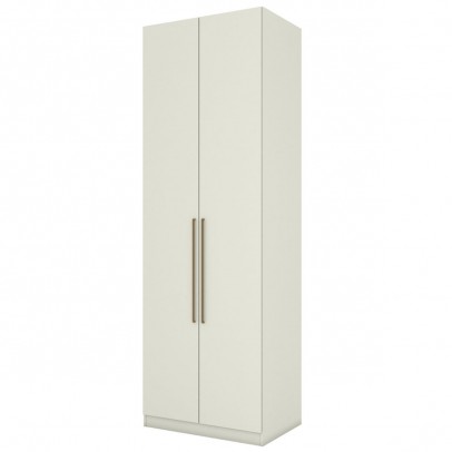 Guarda-Roupa Solteiro Modulado 80 Cm Predileto 2 Portas 3 Gavetas Areia Hp - Henn