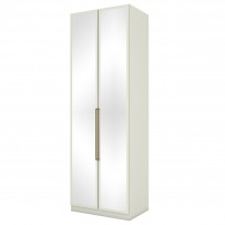 Guarda-Roupa Solteiro Modulado Predileto 2 Portas 3 Gavetas com Espelho Areia Hp - Henn