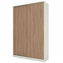 Guarda-Roupa Solteiro Modulado Predileto 2 Portas 3 Gavetas Areia Hp/Jequitiba - Henn