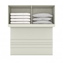 Armário Aéreo para Quarto Ponte Predileto 4 Portas Areia Hp/Jequitiba - Henn