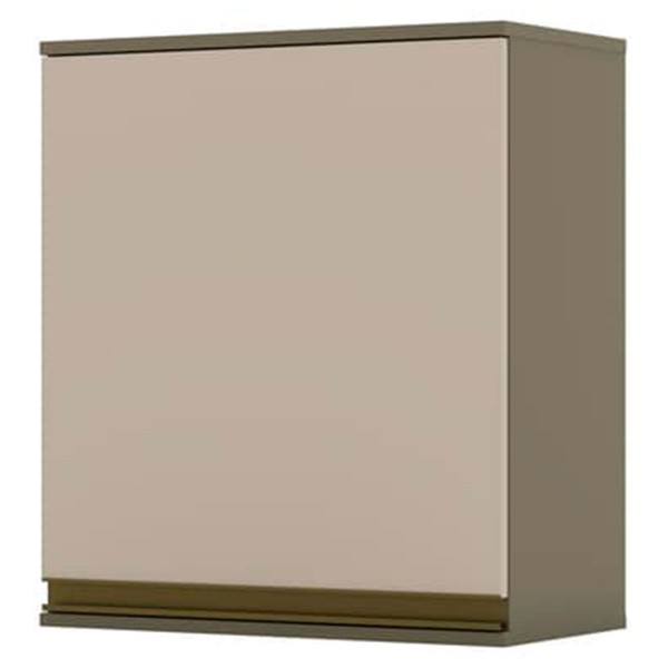 Armário Aéreo Cozinha évelin 1 Porta Duna/Cristal - Henn