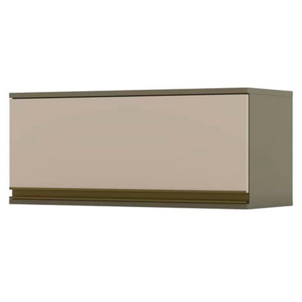 Armário Aéreo Cozinha évelin 1 Porta Basculante Duna/Cristal - Henn