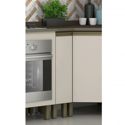 Armário de Cozinha 20 Cm évelin 1 Porta Duna/Cristal - Henn