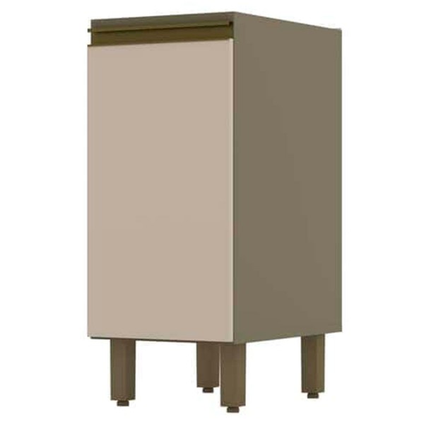 Armário de Cozinha 35 Cm évelin 1 Porta Duna/Cristal - Henn