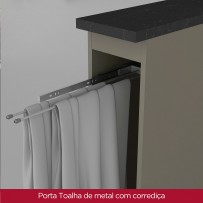 Acessório para Cozinha Porta Toalha com Suporte évelin Duna - Henn