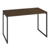 Mesa Escrivaninha Industrial Aço 120 Carvalho Dark/Preto - Panorama Móveis