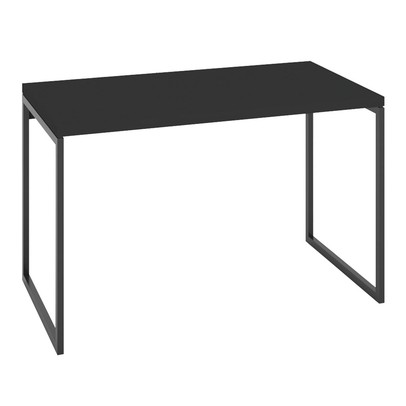 Mesa Escrivaninha Industrial Aço 120 ônix/Preto - Panorama Móveis
