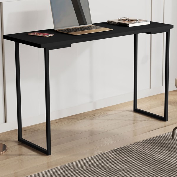 Mesa Escrivaninha Luxo Preto Fosco 6070 - Jb Bechara