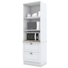 Torre Quente Nova York 2 Portas 2 Gavetas Ci351 Branco Hp - Henn
