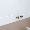 Armário Aéreo Cozinha 120 Cm Nova York 3 Portas 3 Prateleiras Branco Hp - Henn