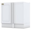 Armário de Cozinha Canto Reto Nova York 1 Porta 1 Prateleira Branco Hp - Henn