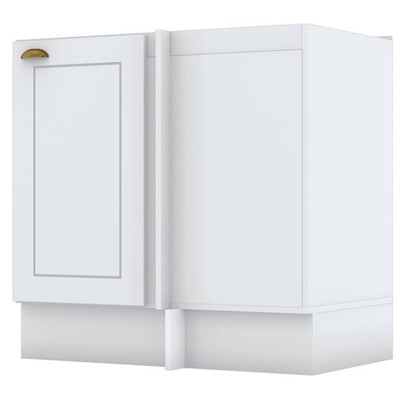 Armário de Cozinha Canto Reto Nova York 1 Porta 1 Prateleira Branco Hp - Henn