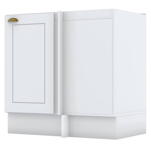 Armário de Cozinha Canto Reto Nova York 1 Porta 1 Prateleira Branco Hp - Henn