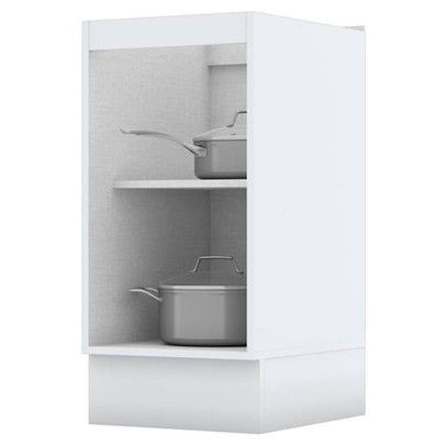 Armário de Cozinha Nova York 1 Porta 1 Prateleira Branco Hp - Henn