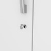Guarda-Roupa Solteiro Miami 3 Portas 2 Gavetas Flex Branco/Rosa Chá - Henn