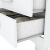 Guarda-Roupa Solteiro Miami 3 Portas 2 Gavetas Flex Branco/Rosa Chá - Henn