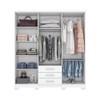 Guarda-Roupa Casal City 6 Portas 3 Gavetas Branco - Henn