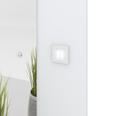 Penteadeira Charme 1 Porta 4 Gavetas com Espelho Branco Hp - Henn