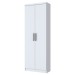 Armário Multiuso 2 Portas 6 Prateleiras Branco - Henn